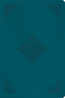 ESV Compact Bible (Trutone, Deep Teal, Fleur-De... 1433582430 Book Cover