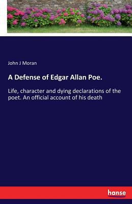 A Defense of Edgar Allan Poe.: Life, character ... 3743347210 Book Cover