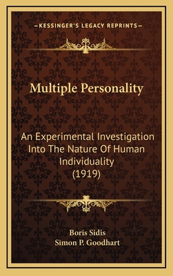 Multiple Personality: An Experimental Investiga... 1164431722 Book Cover