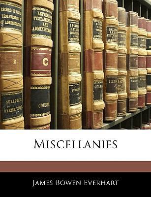 Miscellanies [Large Print] 1143254570 Book Cover