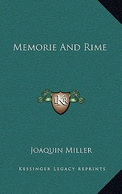 Memorie and Rime 1163476404 Book Cover