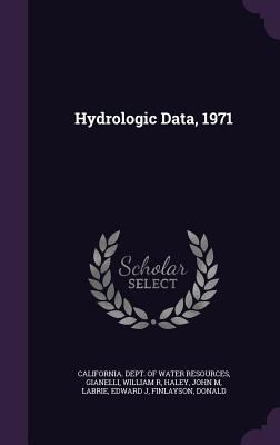Hydrologic Data, 1971 1341551210 Book Cover