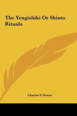 The Yengishiki Or Shinto Rituals 116153718X Book Cover