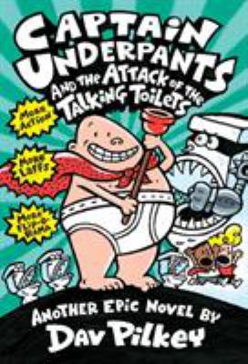 Captain Underpants and the Attack of the Talkin... 0590631365 Book Cover
