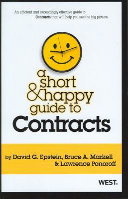A Short and Happy Guide to Contracts 0314277935 Book Cover