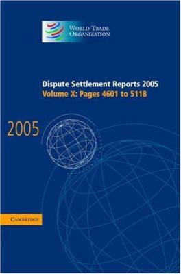 Dispute Settlement Reports 2005 0521885523 Book Cover