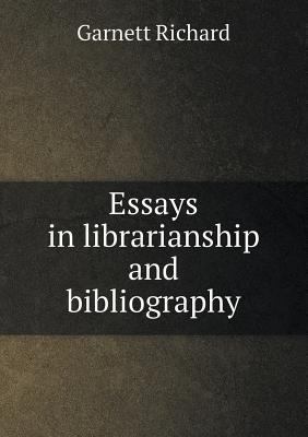 Essays in librarianship and bibliography 5518467761 Book Cover