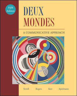 Deux Mondes: A Communicative Approach (French E... [French] 007287659X Book Cover