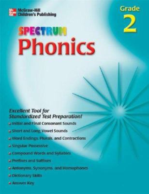 Spectrum Phonics, Grade 2 1561899429 Book Cover