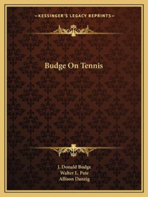 Budge On Tennis 1163182370 Book Cover