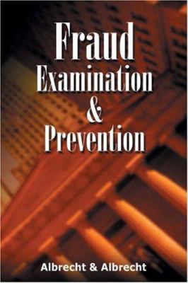 Fraud Examination and Prevention 053872689X Book Cover