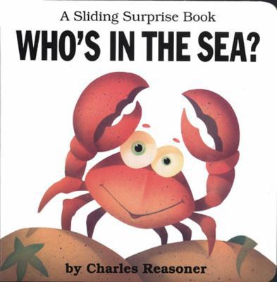 Sliding Surprise Books: Who's in the Sea? 0843105992 Book Cover