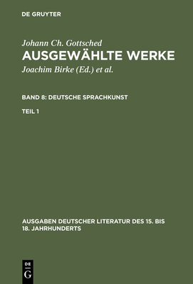 Ausgewählte Werke, Bd 8/Tl 1, Ausgaben deutsche... [German] 3110074672 Book Cover