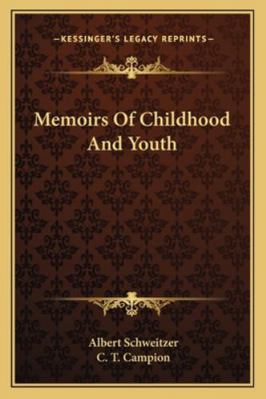 Memoirs Of Childhood And Youth 1163164720 Book Cover