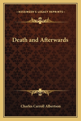 Death and Afterwards 1162573961 Book Cover