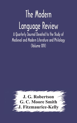 The Modern language review; A Quarterly Journal... 9354177263 Book Cover