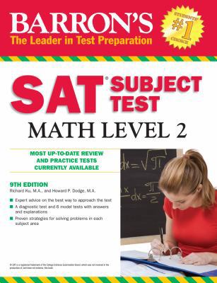 Barron's Sat Subject Test Math Level 2 0764143549 Book Cover
