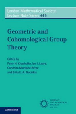 Geometric and Cohomological Group Theory 131662322X Book Cover