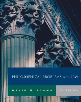 Philosophical Problems in the Law 0534584284 Book Cover