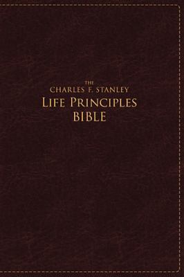 Charles F. Stanley Life Principles Bible-NASB-L... [Large Print] 141854700X Book Cover