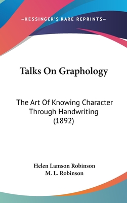 Talks on Graphology: The Art of Knowing Charact... 1162257334 Book Cover