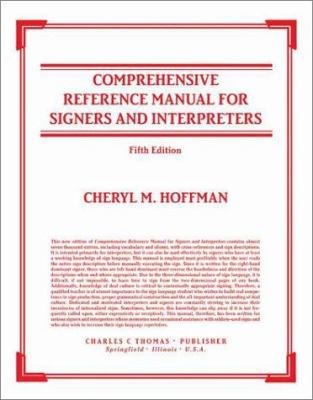 Comprehensive Reference Manual for Signers and ... 039807447X Book Cover