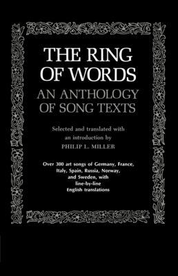 The Ring of Words: An Anthology of Song Texts 0393006778 Book Cover