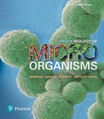 Brock Biology of Microorganisms 0134261925 Book Cover