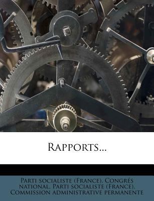 Rapports... [French] 1275574793 Book Cover