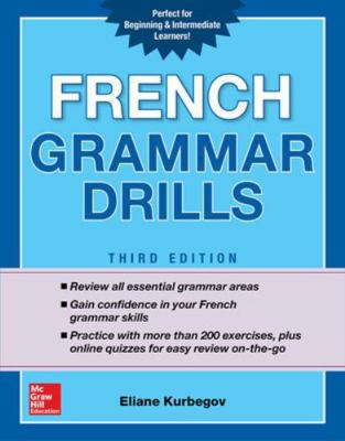 French Grammar Drills, Third Edition 1260116212 Book Cover