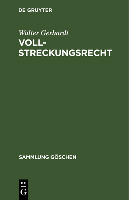 Vollstreckungsrecht [German] 3110043807 Book Cover