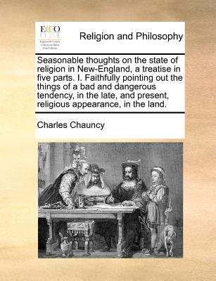 Seasonable Thoughts on the State of Religion in... 1170787266 Book Cover