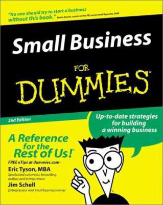 Small Business for Dummies 0764554816 Book Cover