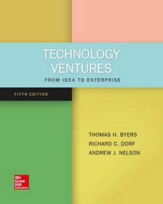 Technology Ventures: From Idea to Enterprise 1259875997 Book Cover