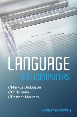 Language and Computers 1405183063 Book Cover