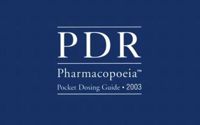 PDR Pharmacopoeia Pocket Dosing Guide 1563634430 Book Cover