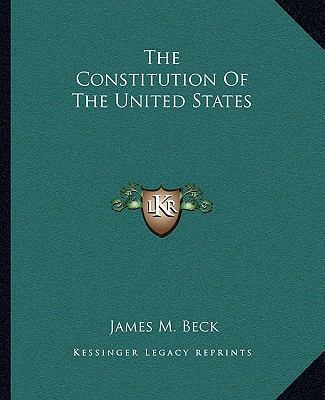 The Constitution of the United States 116269145X Book Cover