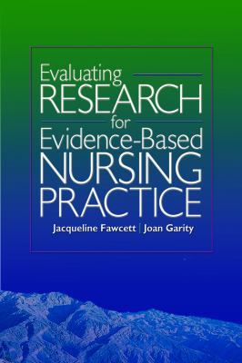 Evaluating Research for Evidence-Based Nursing ... 0803614896 Book Cover
