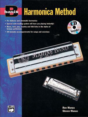 Basix Harmonica Method: Book & Enhanced CD [Wit... 0882847147 Book Cover