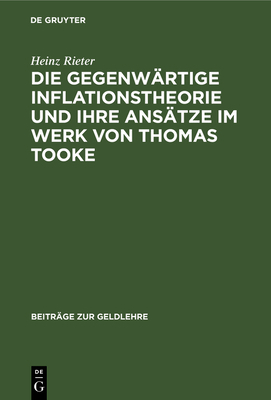 Die gegenwärtige Inflationstheorie und ihre Ans... [German] 3110019582 Book Cover