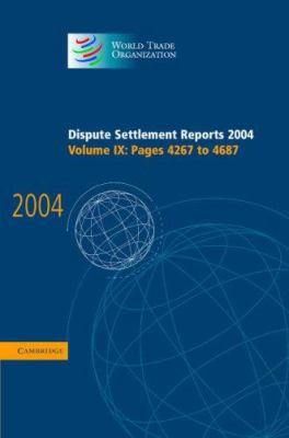 Dispute Settlement Reports 0521867711 Book Cover