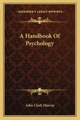 A Handbook Of Psychology 116293073X Book Cover