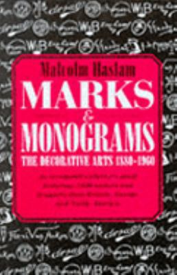 Marks & Monograms: The Decorative Arts, 1880-1960 1855850249 Book Cover