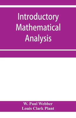 Introductory mathematical analysis 9353957346 Book Cover