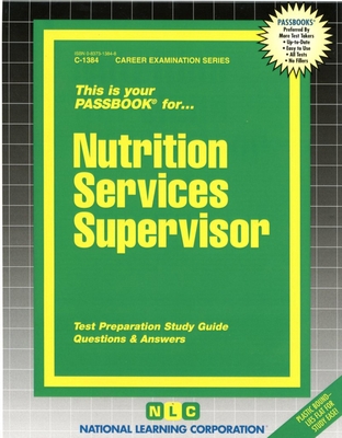 Nutrition Services Supervisor 0837313848 Book Cover