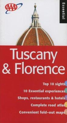 Tuscany & Florence Essential Guide (AAA Essential) 1595081550 Book Cover