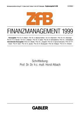 Finanzmanagement 1999 [German] 3409115099 Book Cover
