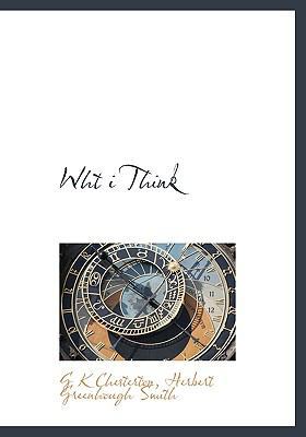 Wht I Think 1117932982 Book Cover