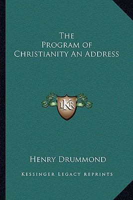 The Program of Christianity An Address 1162723939 Book Cover