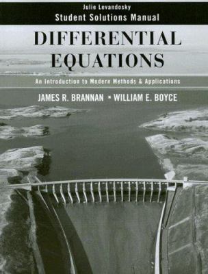 Differential Equations Student Solutions Manual... 0470125535 Book Cover